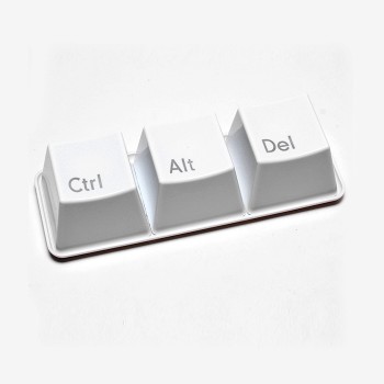 Набор кружек Ctrl+Alt+Del белый